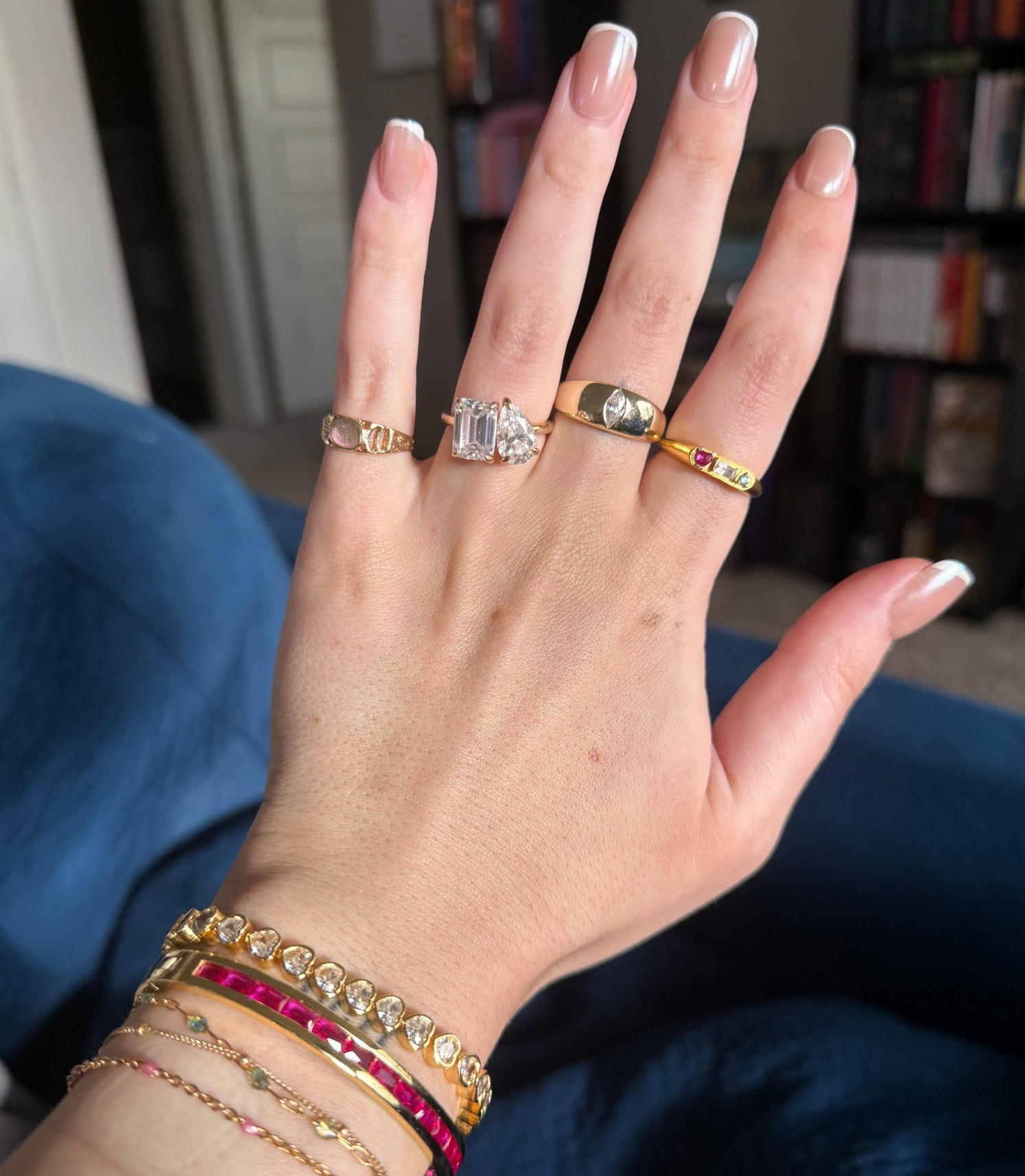 My current stack

Featuring a mix of plated, filled, and solid gold!

#jewelry #finejewelry
#ringstack #jewelryinspo
#jewelrywishlist #ringstack
#braceletstack
#LTKFindsUnder100
#LTKSaleAlert #LTKGiftGuide
LESS
