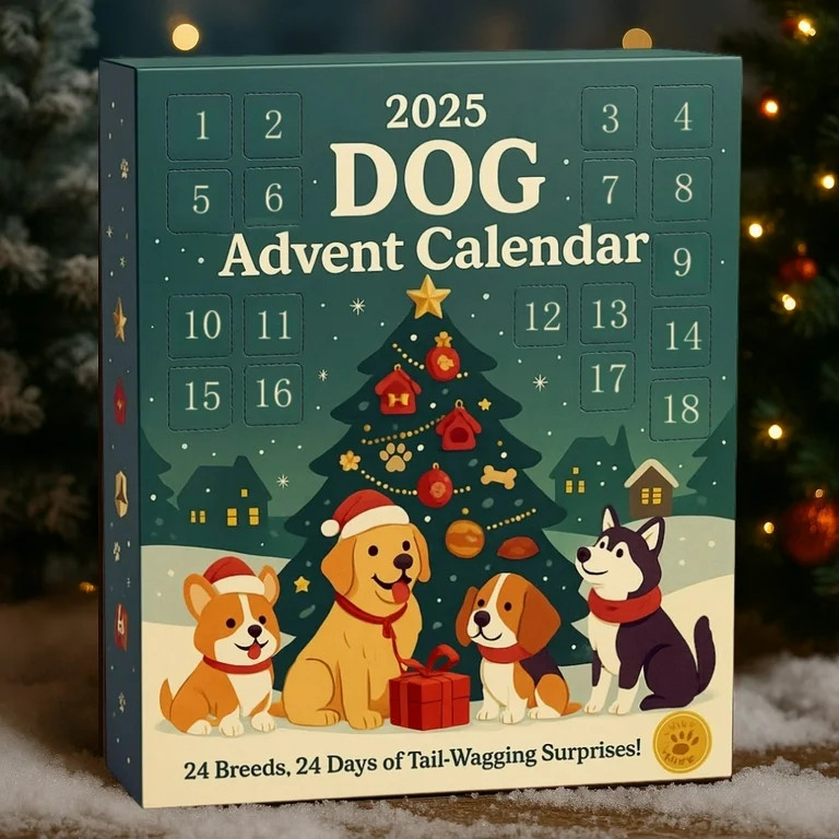 2025 Dog Advent Calendar, Countdown Christmas Treats for Dogs, Holiday Dog Toy Set, Christmas Cou... | Walmart (US)