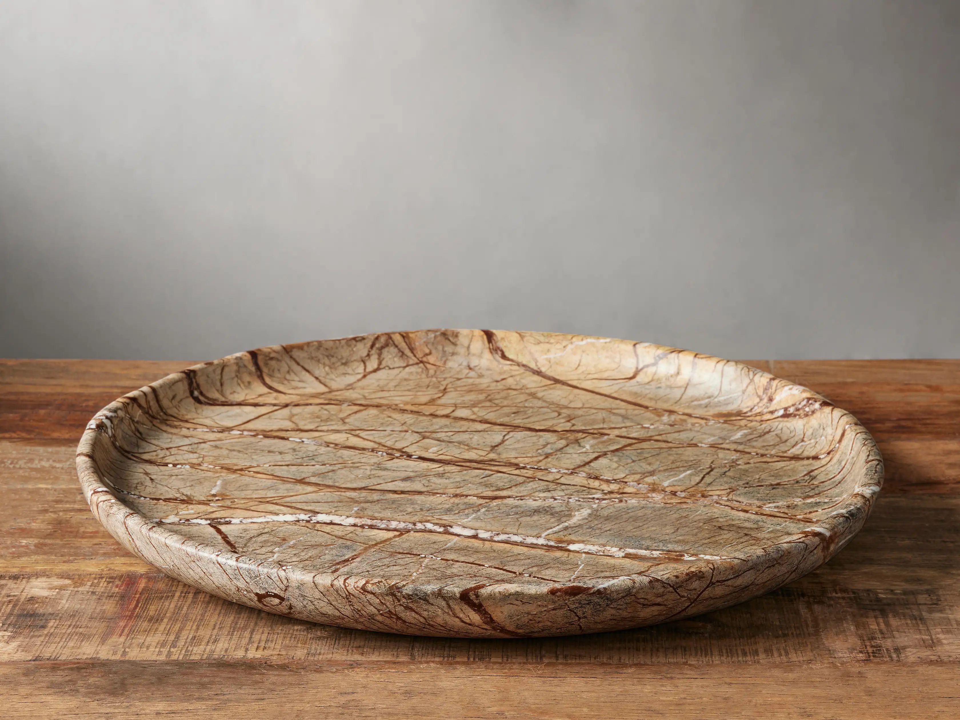 Rhodes Marble Platter | Arhaus