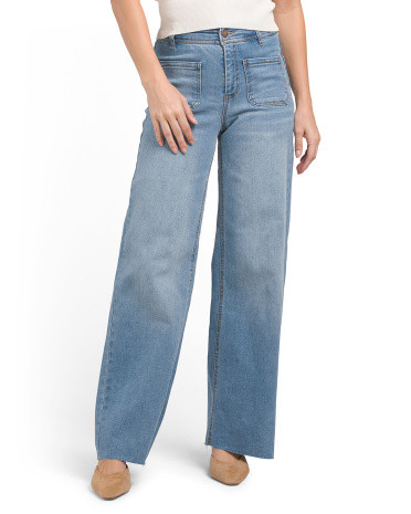 Wide Leg Jeans With Pockets | TJ Maxx