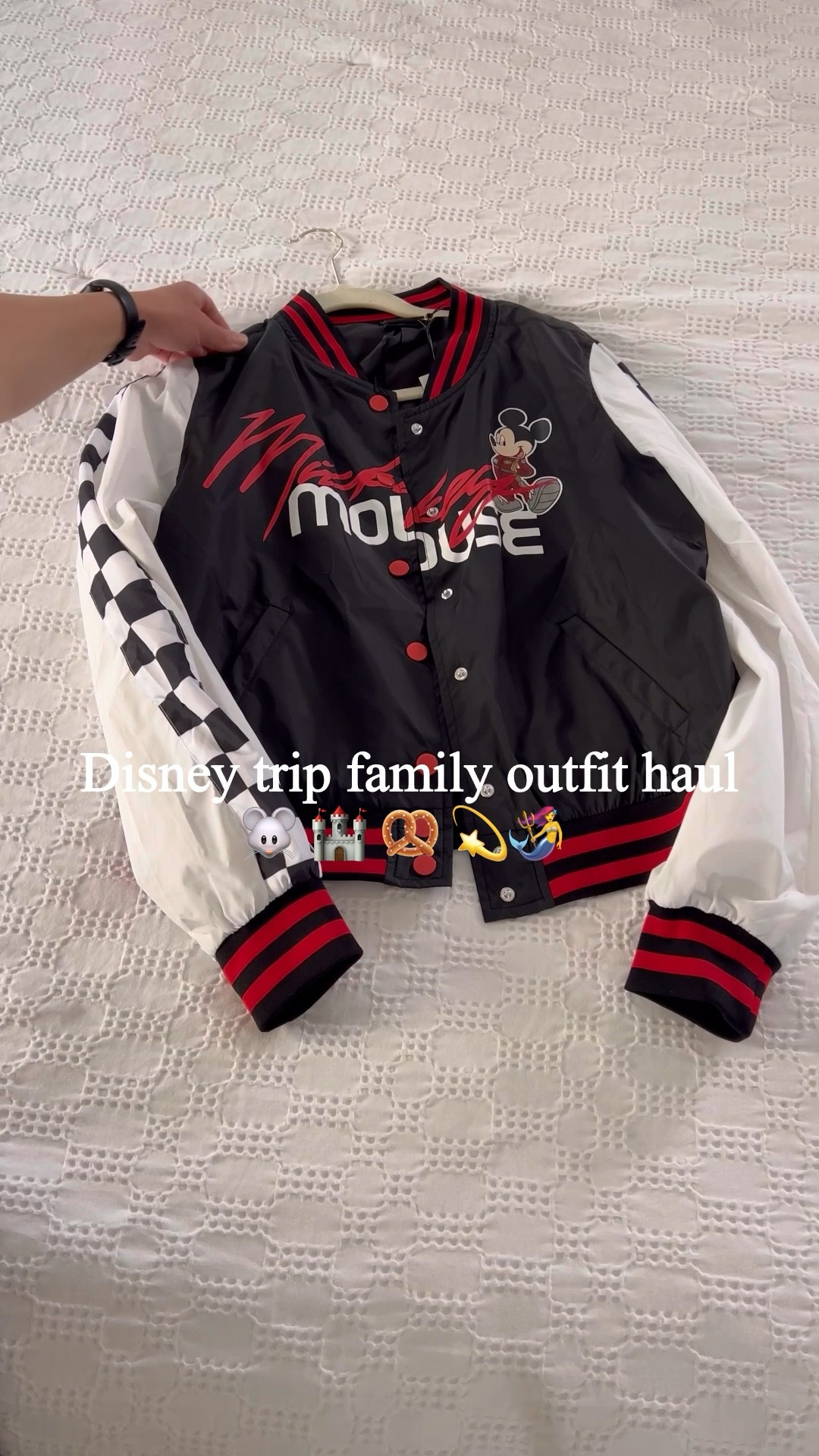 Disney trip outfit haul for the family, Mickey varsity jacket

#LTKKids #LTKFamily #LTKTravel