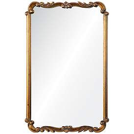 Toulouse Gold 24 1/2" x 36" Rectangular Wall Mirror | www.lampsplus.com | Lamps Plus