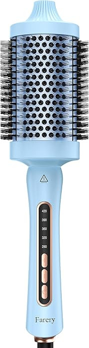 Farery 2.4" Thermal Brush, Large Barrel Heated Round Brush with Triple PTC & 5 Heat Settings (280... | Amazon (US)