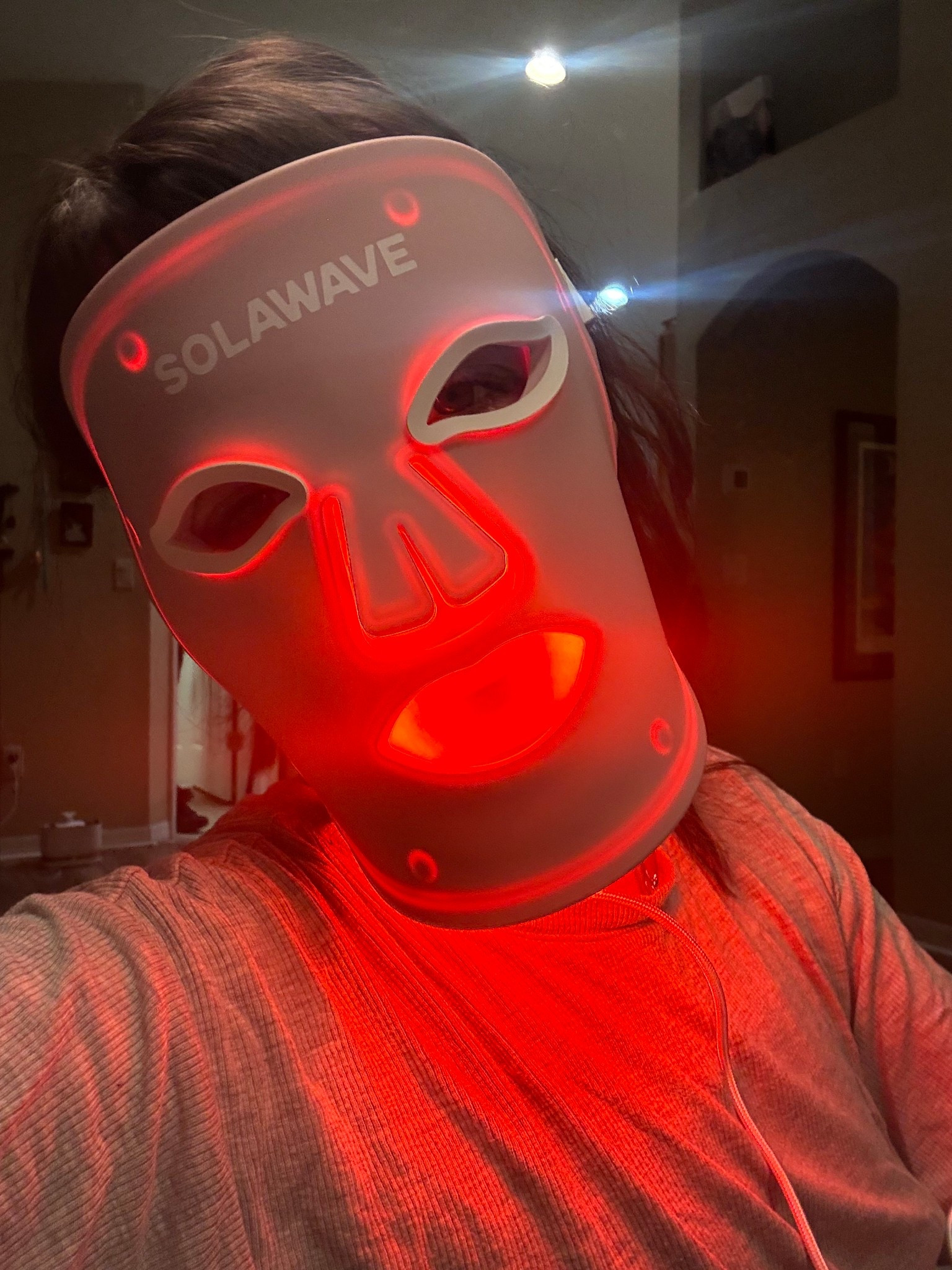 Am I pretty yet? 😂😂😂 Feel a little bit like Michael Myers but hey, beauty is pain, right? 