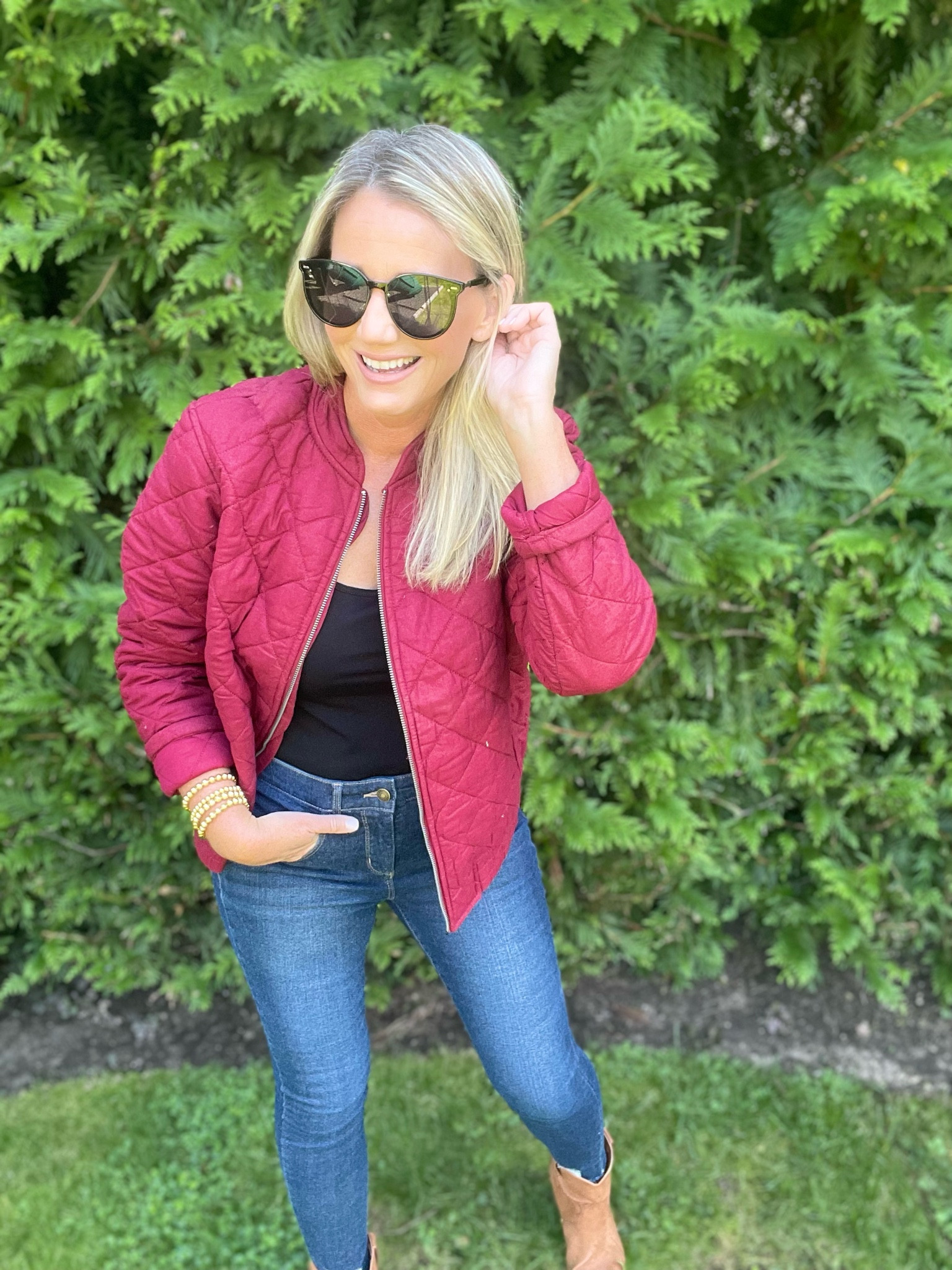 Give me all the new fall jackets!! Love this rich red bomber jacket! Perfect color for fall! Size down especially if between! 



#LTKfindsunder100 #LTKstyletip #LTKfindsunder50