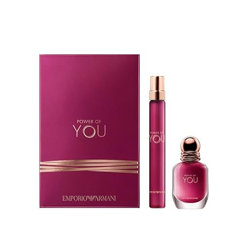 Armani Beauty - Emporio Power of You Eau de Parfum - Women's Perfume Travel Set - With notes of Passion Fruit, Frangipani Accord & Vanilla - Mini Bottles (0.3 Fl Oz & 0.1 Fl Oz) | Amazon (US)