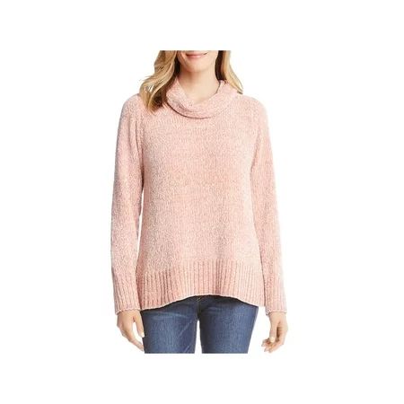 Karen Kane Womens Cowl Neck Chenille Pullover Sweater Pink L | Walmart (US)
