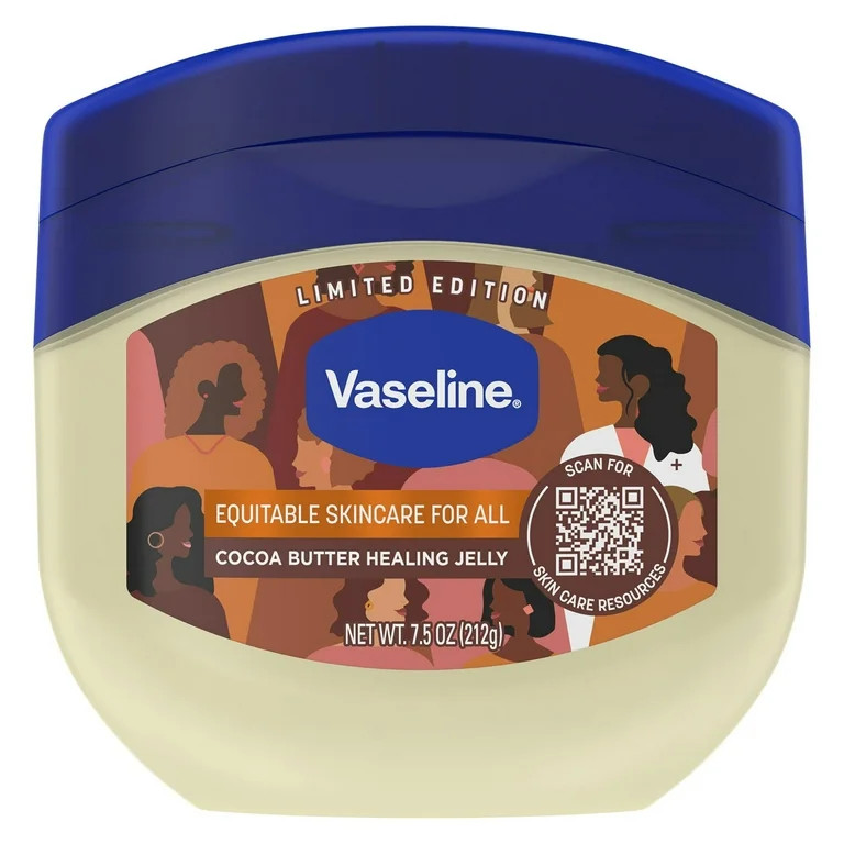 Vaseline Lock In Moisture Cocoa Butter Healing Petroleum Jelly for Dry Skin, 7.5 oz | Walmart (US)