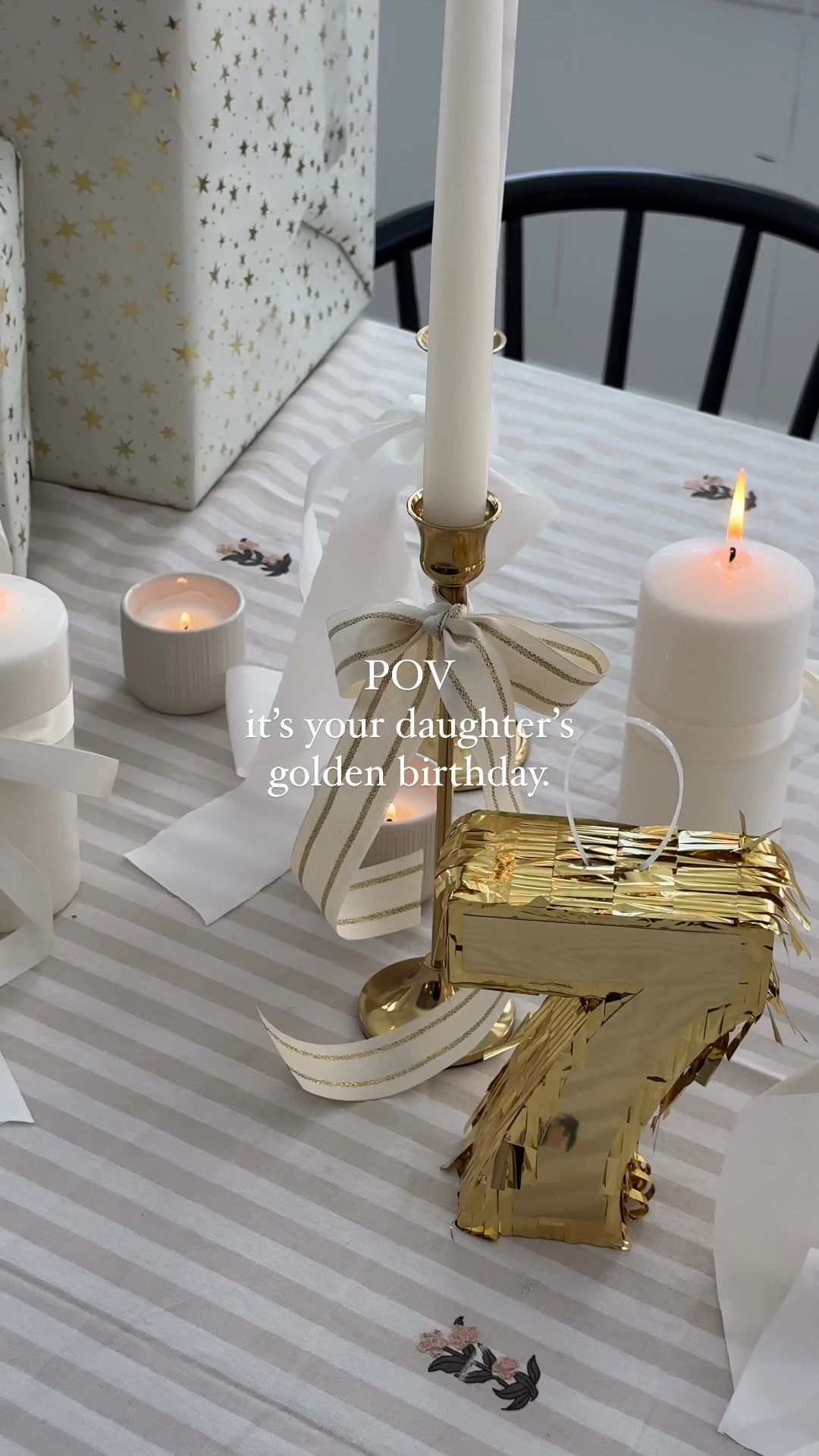My daughter turned 7 on the 7th so we did a little golden birthday theme. I love how everything turned out— lots of little gold details to celebrate our golden girl. 

#LTKHome #LTKParties #LTKFamily
