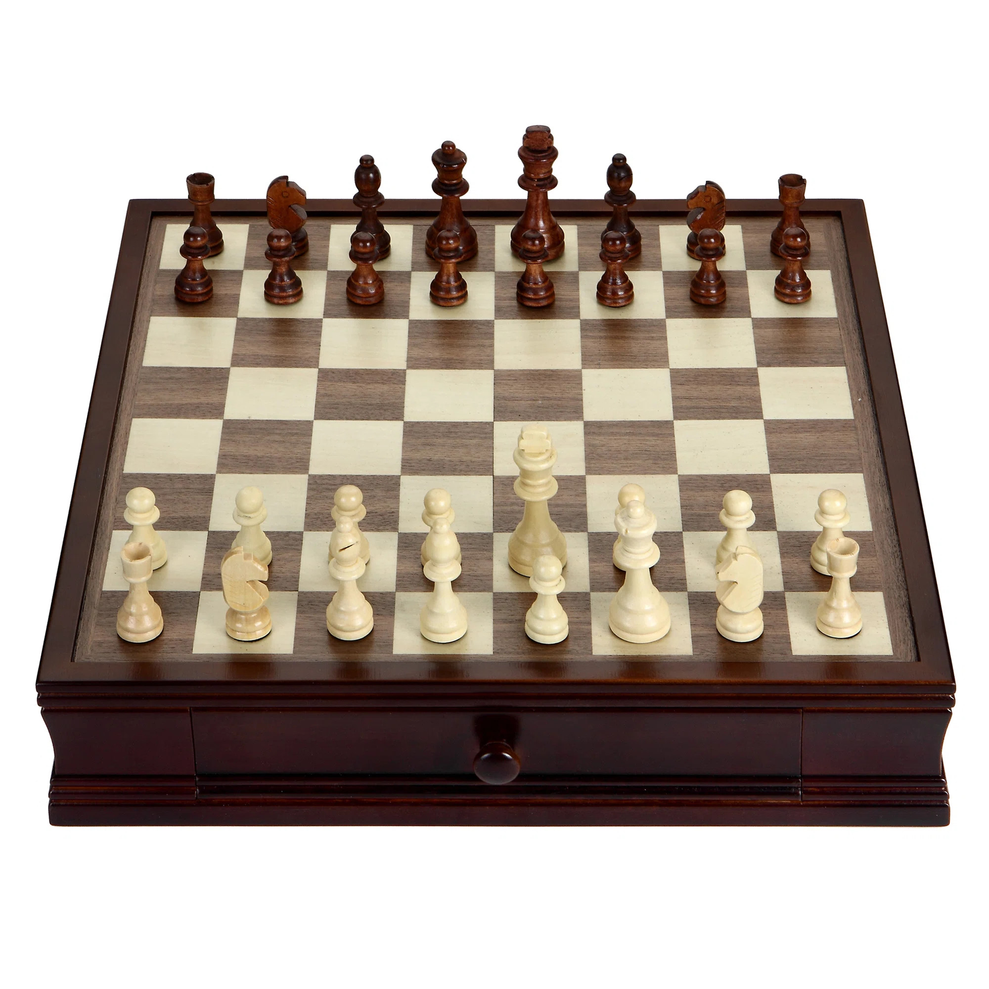 Prodigy 19-in Wooden Chess and Checkers Set | Wayfair North America