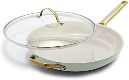 GreenPan Reserve Hard Anodized Healthy Ceramic Nonstick 12" Frying Pan Skillet with Helper Handle an | Amazon (US)
