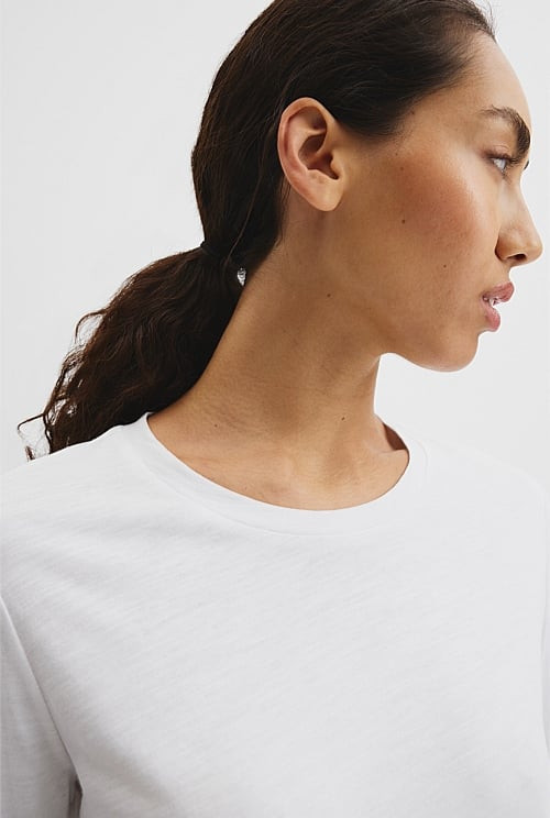 Australian Cotton Textured Slub T-Shirt | Country Road