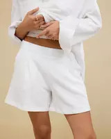 Aerie New Heights Trouser Fleece Short | Aerie