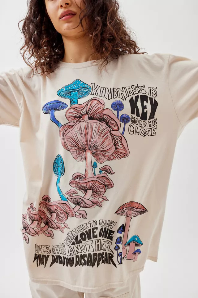 Project Social T Mushroom T-Shirt Dress | Urban Outfitters (US and RoW)