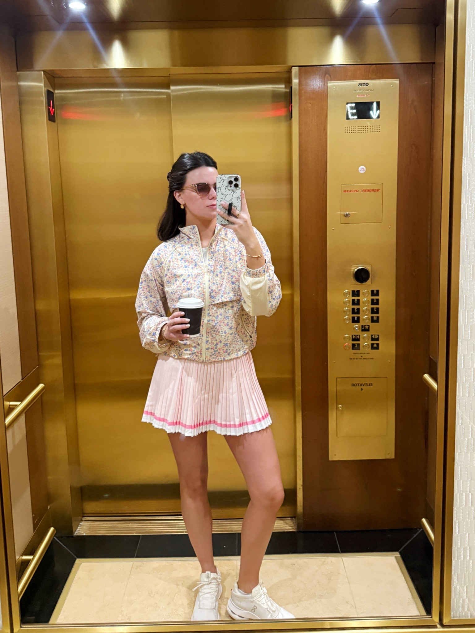 Target is killing it with the spring activewear! I love this skort and little coordinating jacket! 