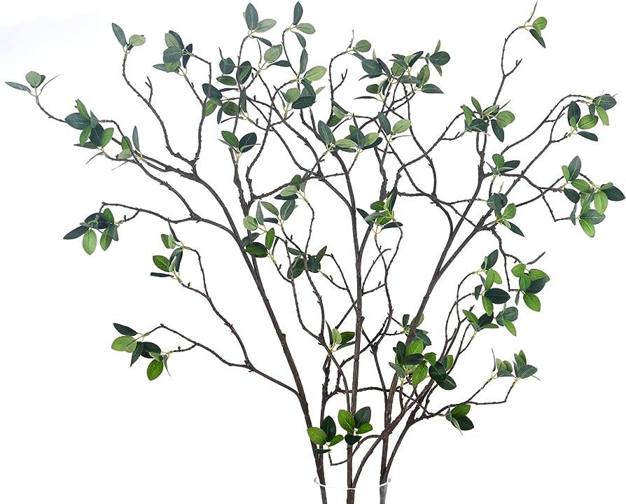 SzJias Artificial Branches for Vase Faux Stems Greenery Plant Stems for Vase Fake Tree Branches (... | Amazon (US)
