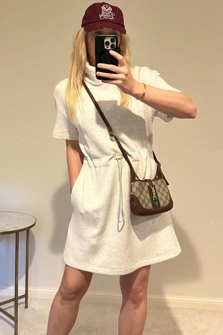 Dress
Gucci bag 
Varley dress
Varley 

Spring Dress 
Summer outfit 
Summer dress 
Vacation outfit
Weekend outfit
Spring outfit
#Itkseasonal
#Itkover40
#Itku

#LTKShoeCrush #LTKItBag