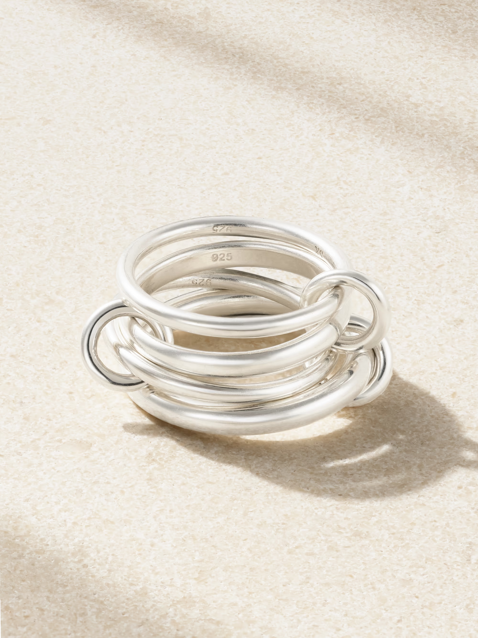 Hyacinth set of four sterling silver rings | NET-A-PORTER (US)