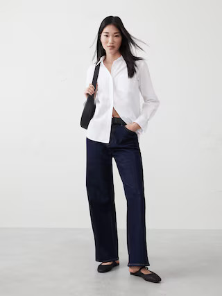 Classic Poplin Shirt | Banana Republic Factory