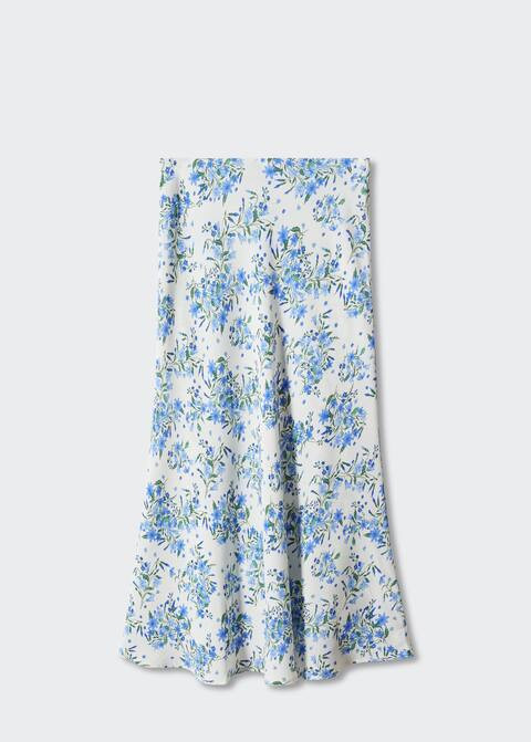 Floral midi skirt | MANGO (UK)