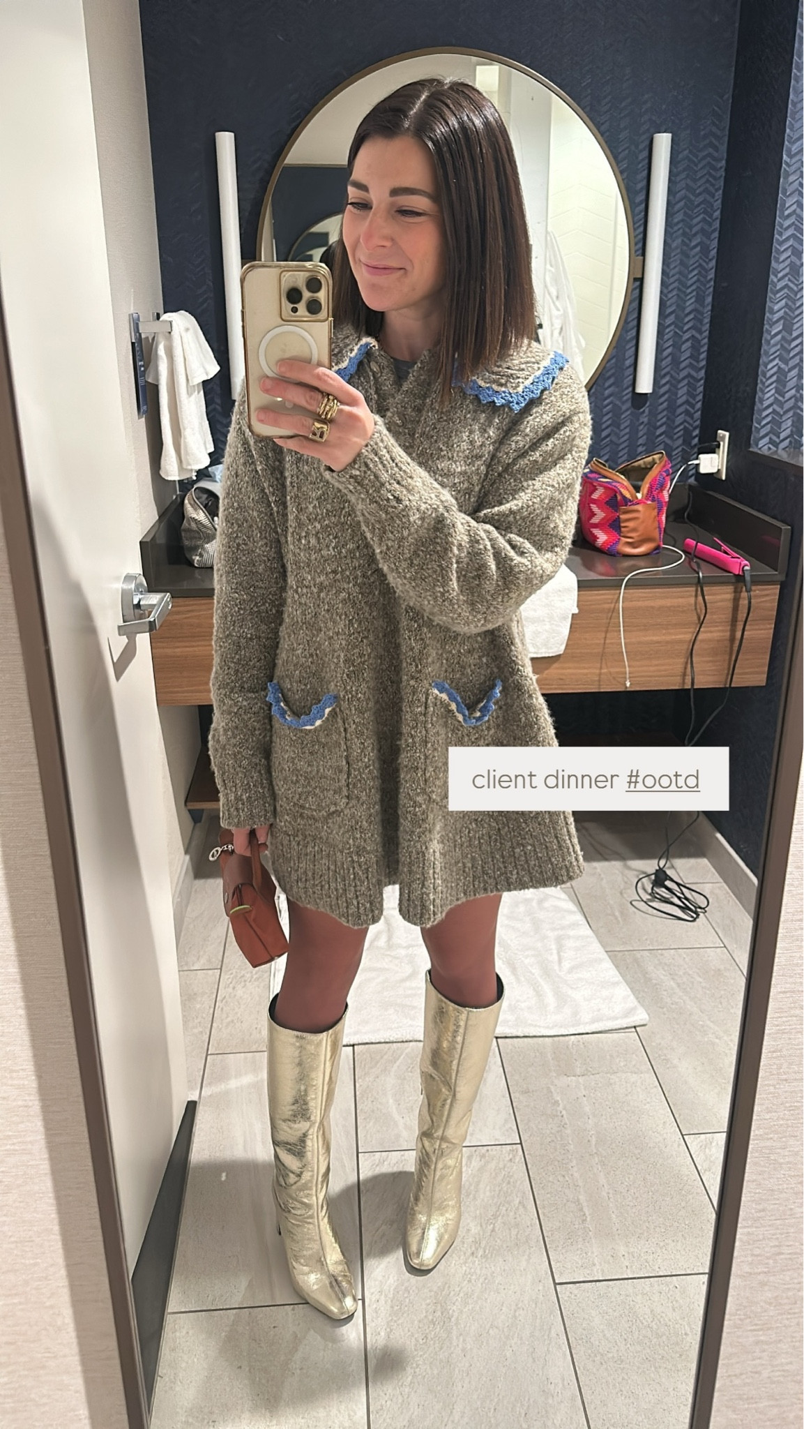 client dinner #ootd

The coziest mini sweater dress 🤩 and I was not shy about my styling… these shiny {and attention grabbing} boots paired perfectly with the texture of this dress!

#LTKStyleTip #LTKFindsUnder50 #LTKShoeCrush