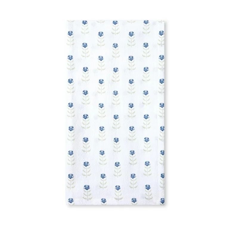 Beautiful 1-Piece Printed Floursac Cloth, Blue, 30"W x 30"L | Walmart (US)