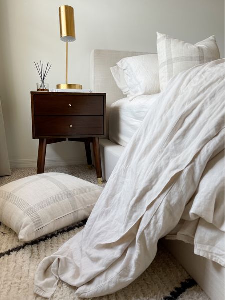 Bedroom decor: nightstands, decorative pillows, bed

#LTKSeasonal #LTKhome #LTKU