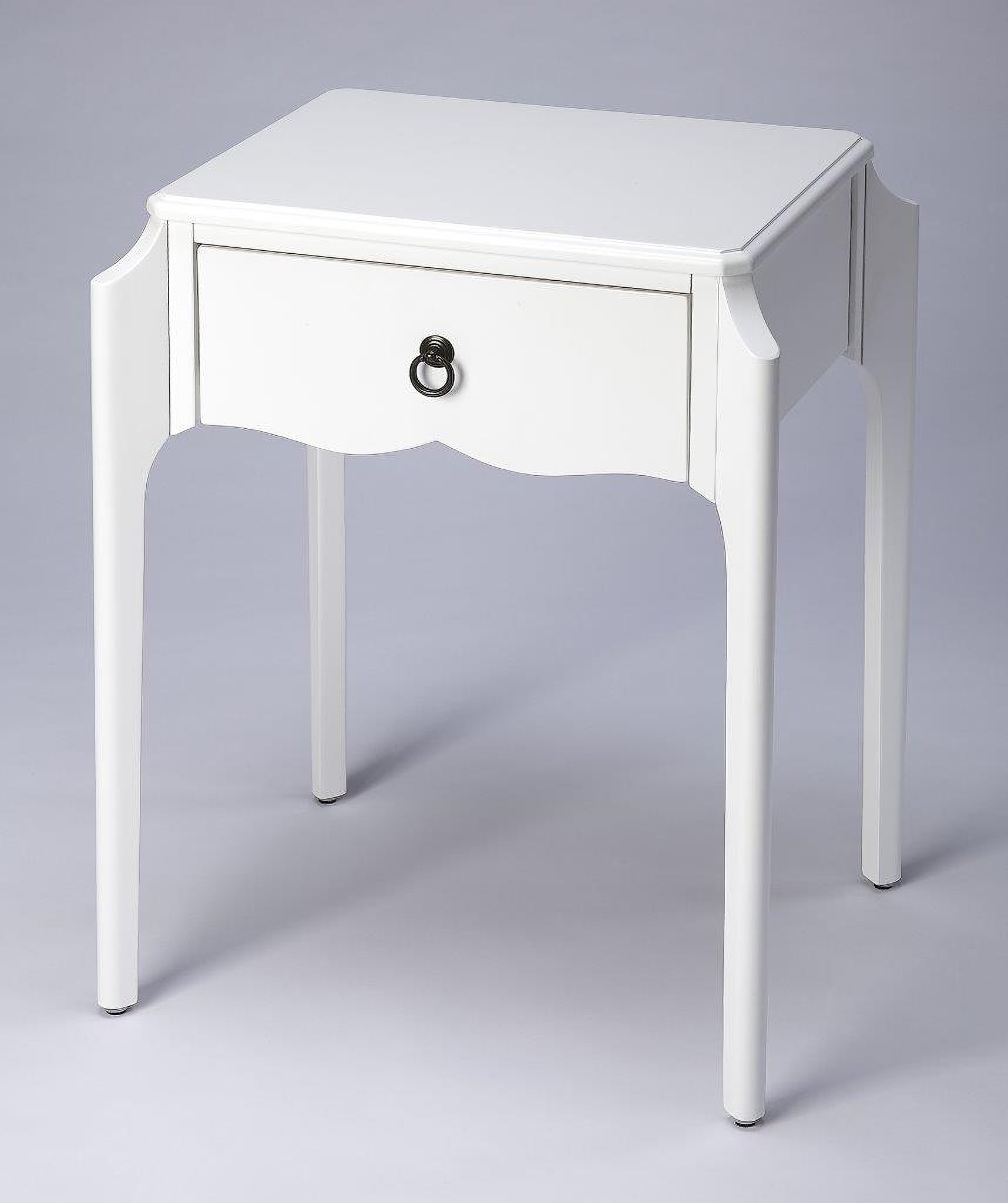 Butler Wilshire Glossy White Nightstand | 1stopbedrooms