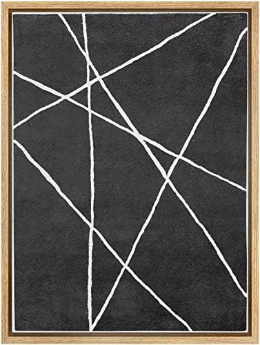 SIGNWIN Framed Canvas Print Wall Art Line Star Insignia Abstract Patterns Illustrations Modern Ar... | Amazon (US)