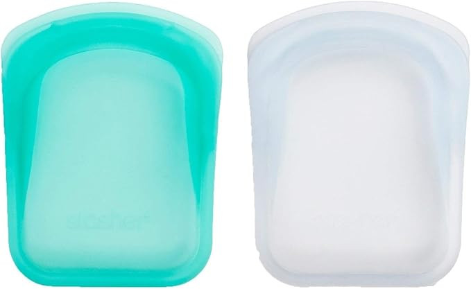 Stasher Re-Usable Food-Grade Platinum Silicone Pocket Bag for Eating from/Storing in/Organising/T... | Amazon (US)