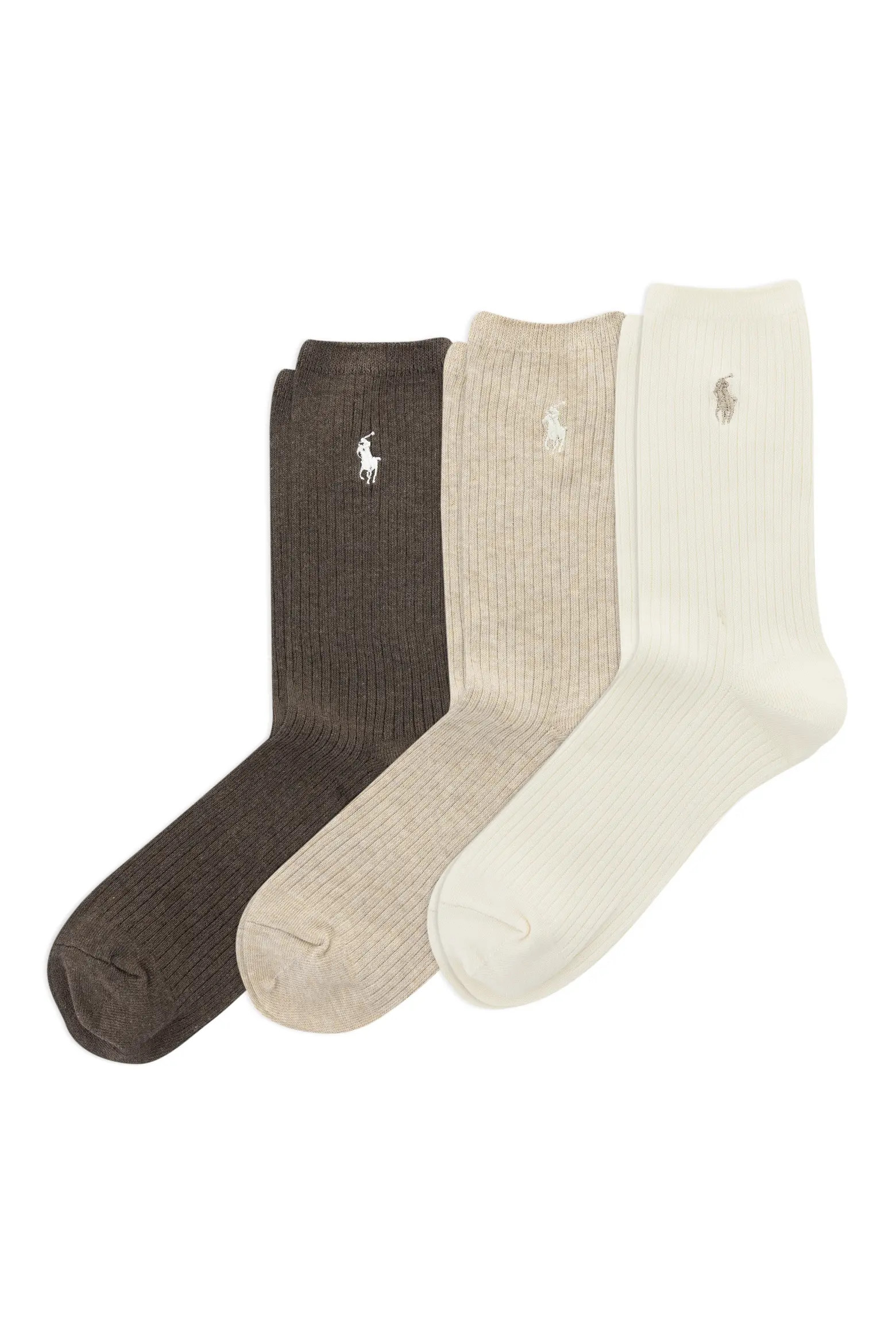 Polo Ralph Lauren 3-Pack Rib Crew Socks (Women) | Nordstrom | Nordstrom