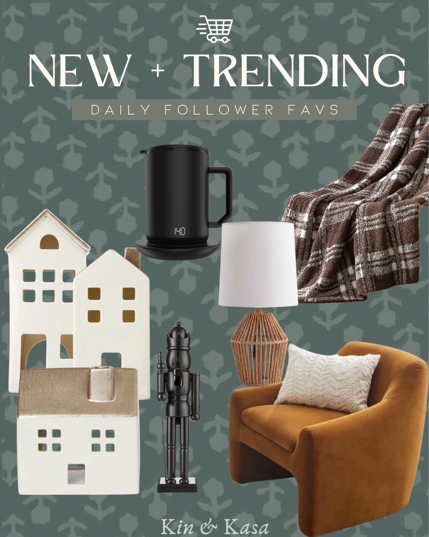 Shop all of the new arrivals and trending items from Walmart .. 
definitely haven’t found any ceramic houses at this price point 
Don’t miss out ! Scroll down below and click to shop 🫶🏾  
📣come back and comment what you purchase , I’d love to see your fav picks
 
Ceramic house decor | plaid throw| matte black nutcracker | velvet accent chair | electric mug | coffee warmer | rattan table lamp 

#homedecor #lamp #accentchair #coffee #throwblanket 

#LTKGiftGuide #LTKsalealert #LTKhome