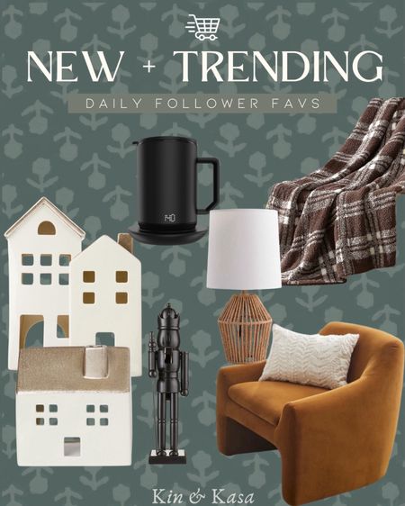 Shop all of the new arrivals and trending items from Walmart .. 
definitely haven’t found any ceramic houses at this price point 
Don’t miss out ! Scroll down below and click to shop 🫶🏾  
📣come back and comment what you purchase , I’d love to see your fav picks
 
Ceramic house decor | plaid throw| matte black nutcracker | velvet accent chair | electric mug | coffee warmer | rattan table lamp 

#homedecor #lamp #accentchair #coffee #throwblanket 

#LTKGiftGuide #LTKsalealert #LTKhome