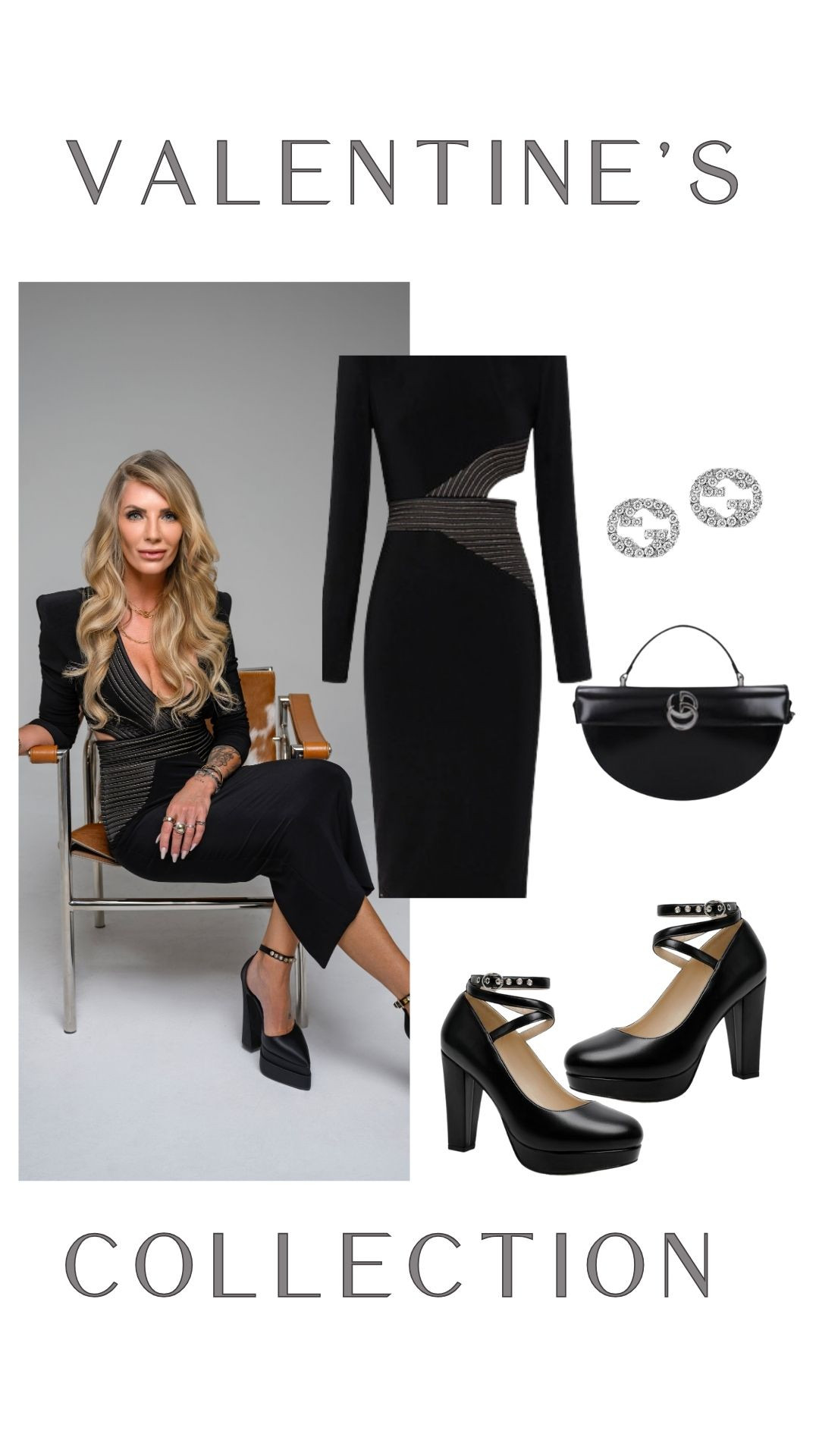 This is my kind of Valentine’s vibe: black, sculpted, and unapologetically elegant 🖤 The cutout dress is doing everything—snatched waist, sleek lines, and just enough drama. Paired it with classic platforms, a polished bag, and sparkle earrings for that “I didn’t try too hard… I just am” energy.

Shop the full Valentine’s collection in my LTK 🖤 

 #LTKValentine #LTKootd #LTKSeasonal