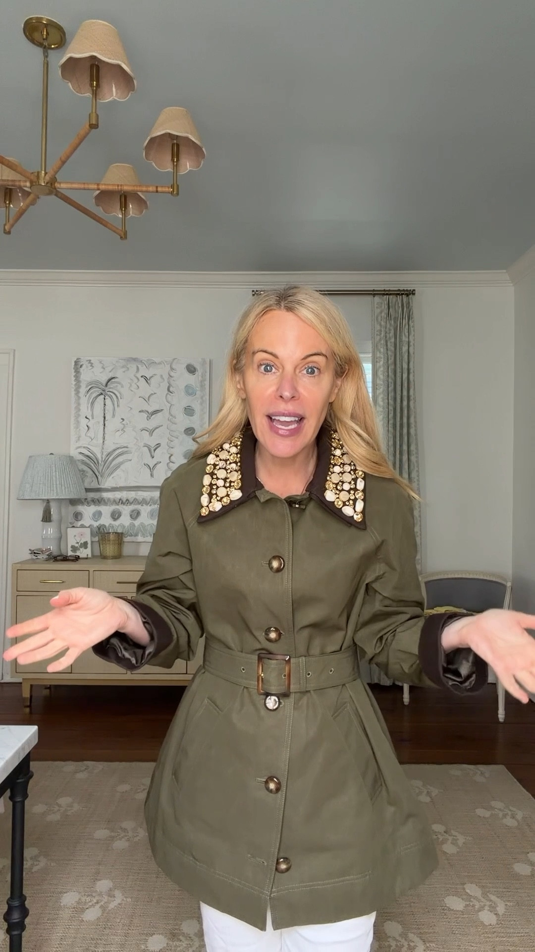 The way I love this jacket.  Already sold out on Shopbop and Tuckernuck. Collar is removable  

#LTKootd #LTKPetite #LTKOver40