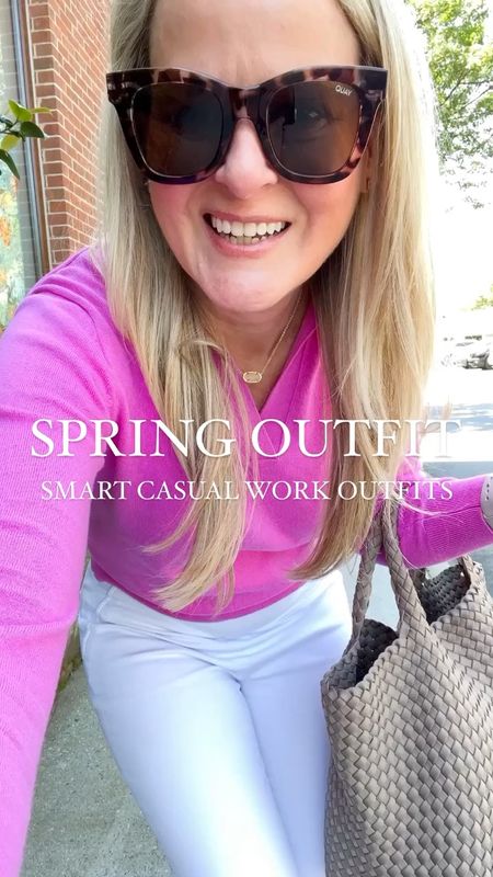Smart casual outfit of the day! 

Workwear, work outfits, work wear, business casual, dress code, work outfit ideas, work outfits, easy outfits for work, work wear 2024, spring outfits, summer outfit, sandals, date night

#LTKVideo #LTKWorkwear #LTKFindsUnder50