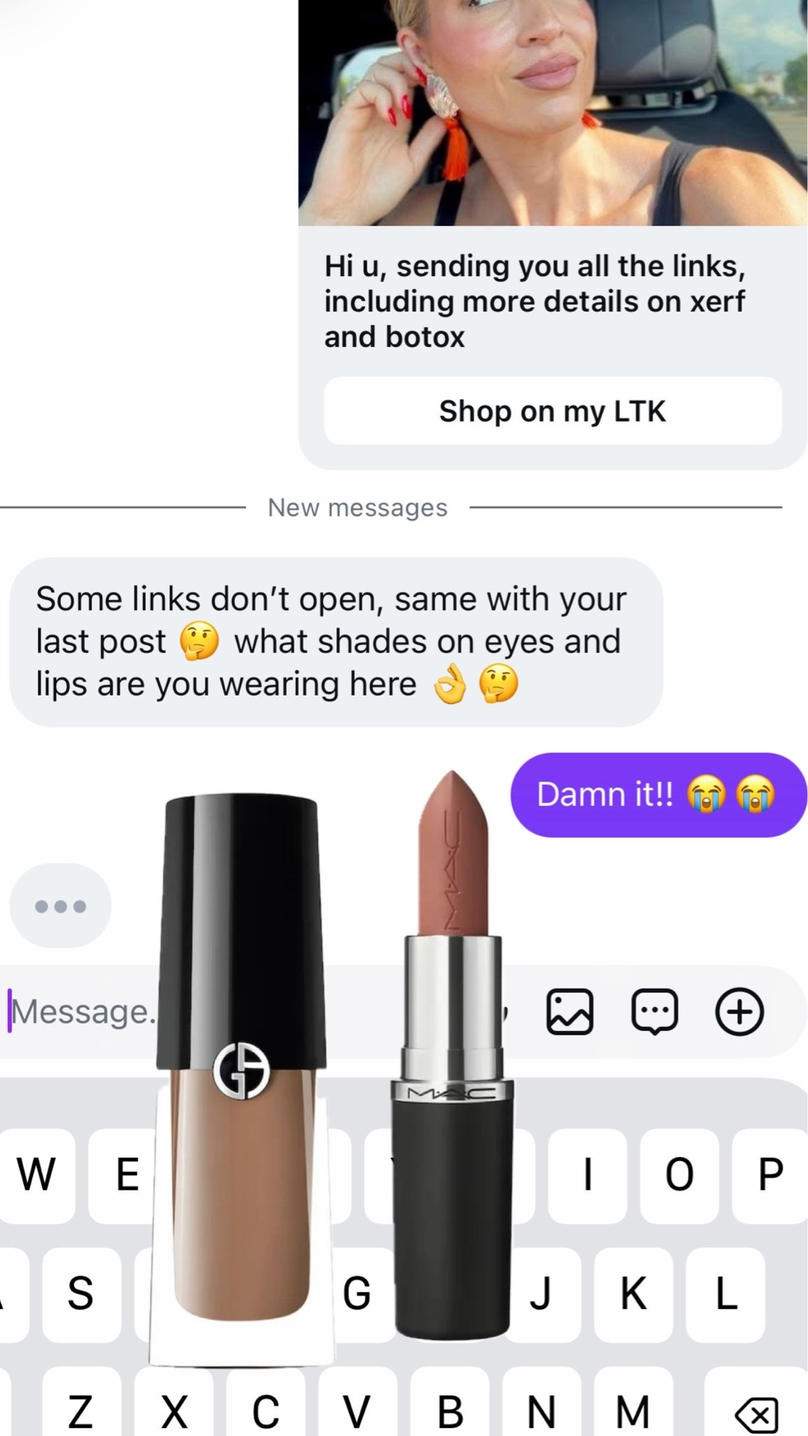 I basically wear this combo every single day. Eyeshadow is 22N and lipstick is cool Teddy. ￼

#LTKootd #LTKOver40 #LTKBeauty