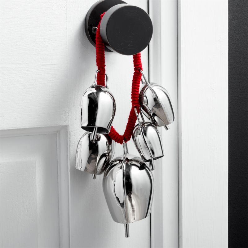 Silver Bell Door Swag + Reviews | Crate and Barrel | Crate & Barrel