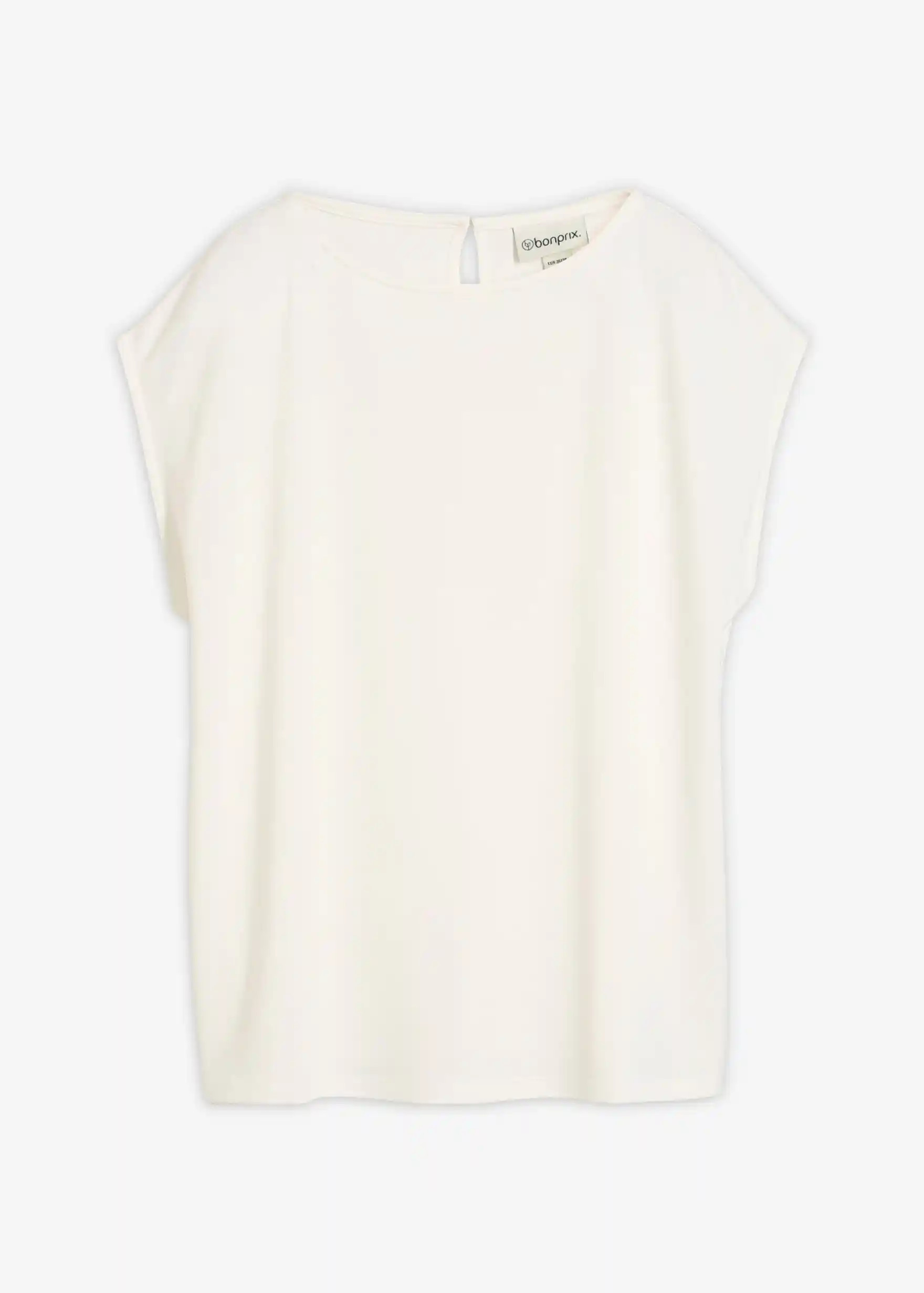Oversize Shirt aus softem Viskose-Mix mit U-Boot-Ausschnitt und kurzen Fledermausärmeln | Bonprix DE