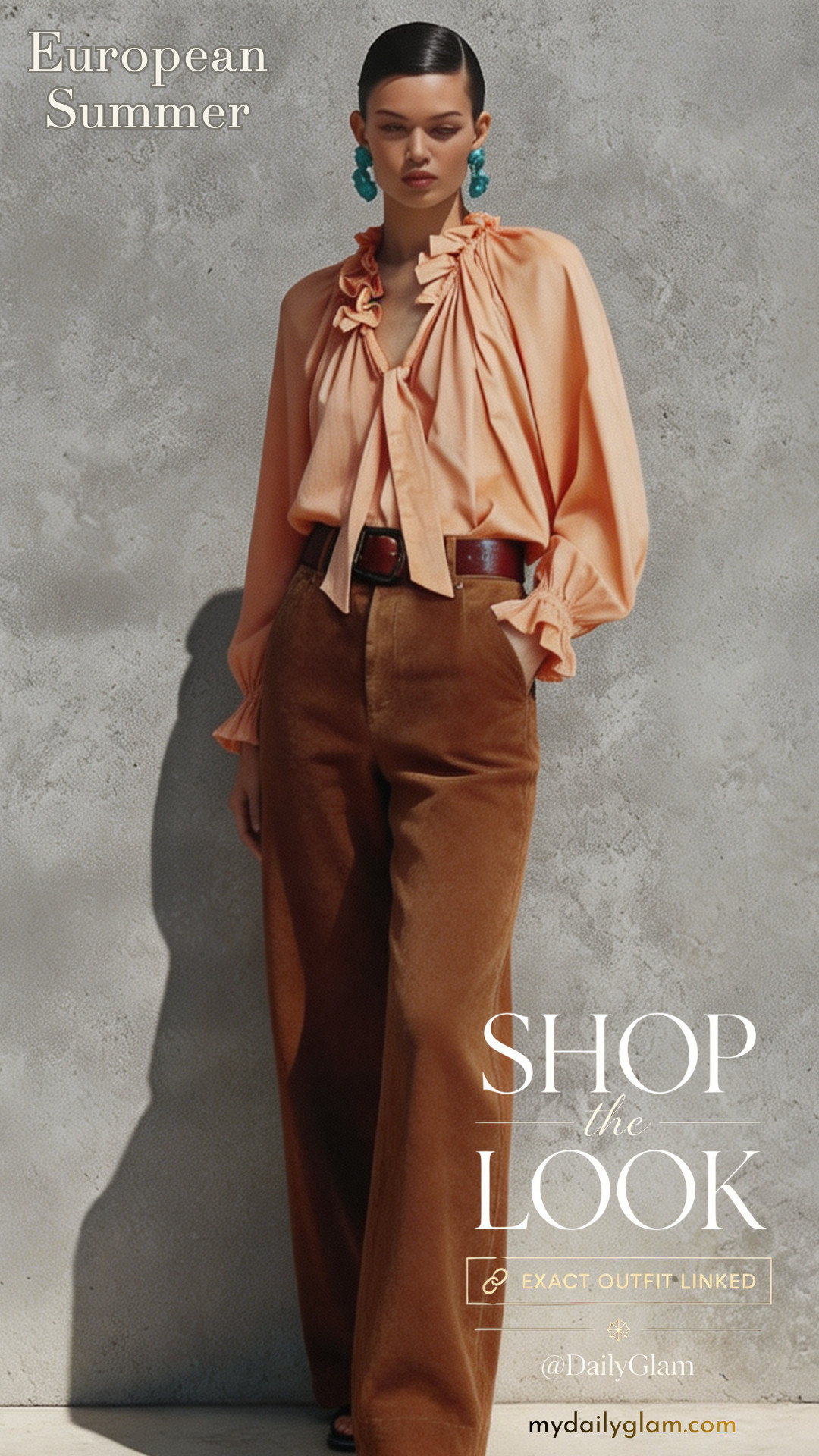 Earth Tone Warm Palette Casual Outfit Mature Women Over 40 European Style

#EarthyToneStyle #WarmNeutralOutfit #WideLegCorduroyPants 

 #LTKootd #LTKOver40 #LTKWorkwear