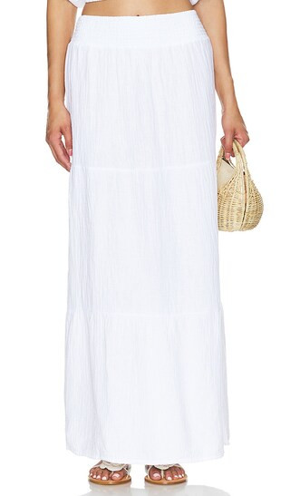 Maxi Skirt in White | Revolve Clothing (Global)