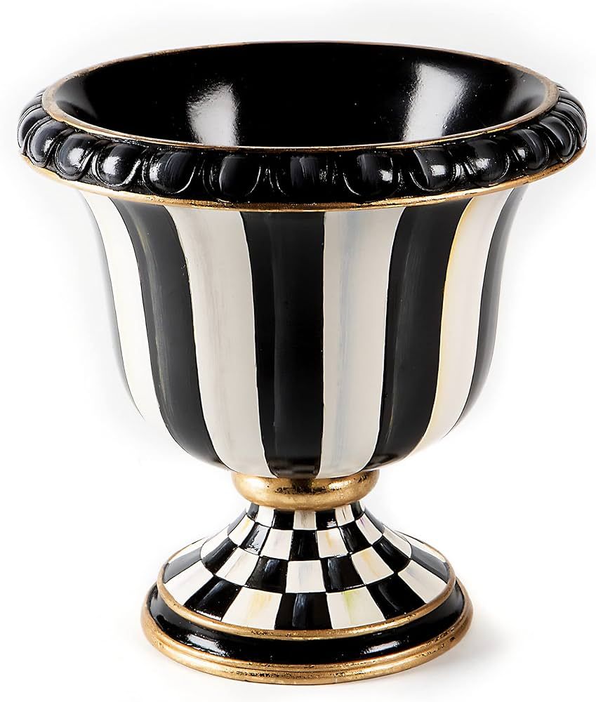 MacKenzie-Childs Courtly Stripe Tabletop Urn, Decorative Planter Vase for Table Decor and Home De... | Amazon (US)