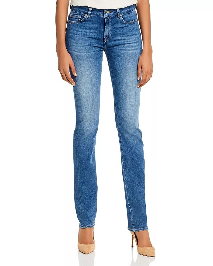 Slim Illusion Kimmie Mid Rise Straight Jeans in Luxe Love Story | Bloomingdale's (US)