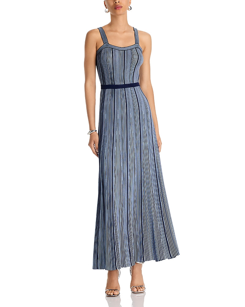 Misook x Lani Lynn Vertical Striped Knit Maxi Dress | Bloomingdale's (US)