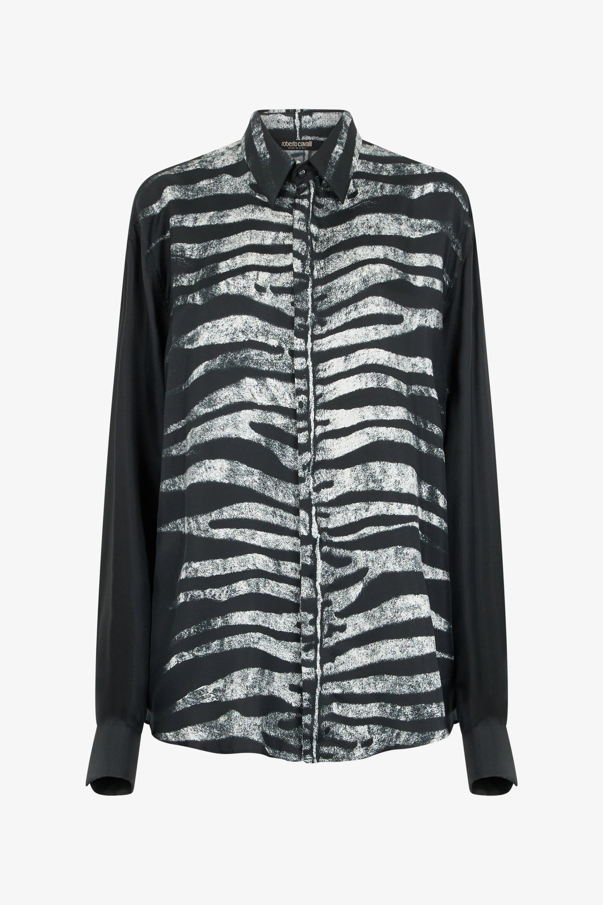 Zebra-Print Shirt | Roberto Cavalli