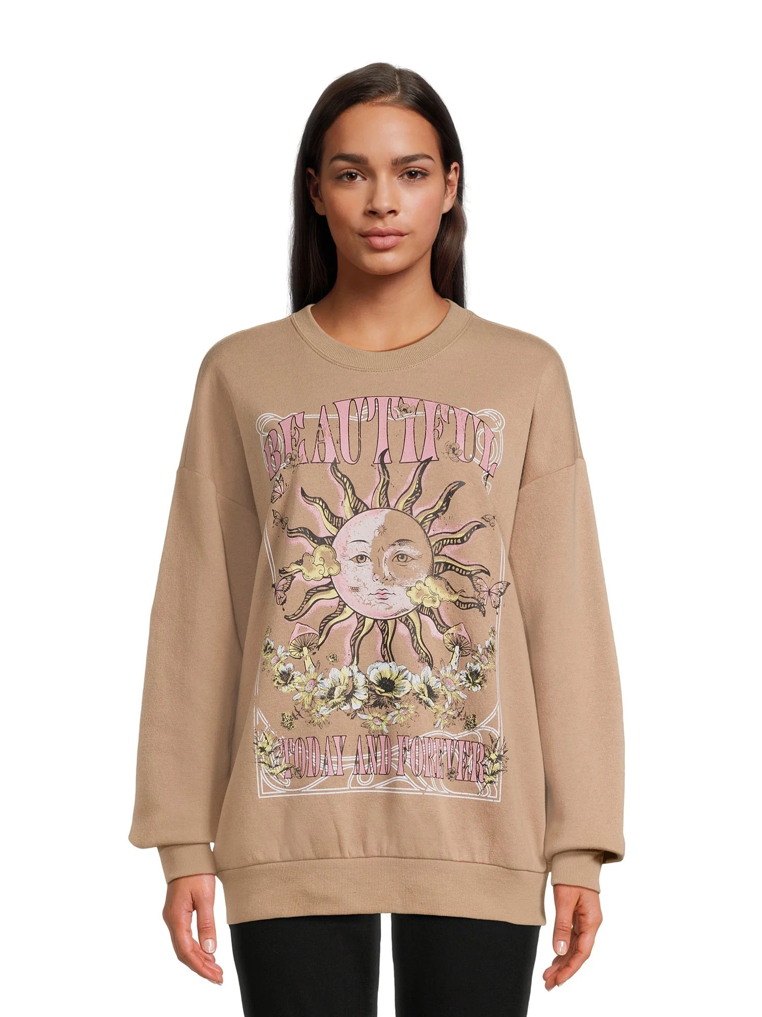 Self Esteem Juniors' Graphic Pullover Sweatshirt | Walmart (US)