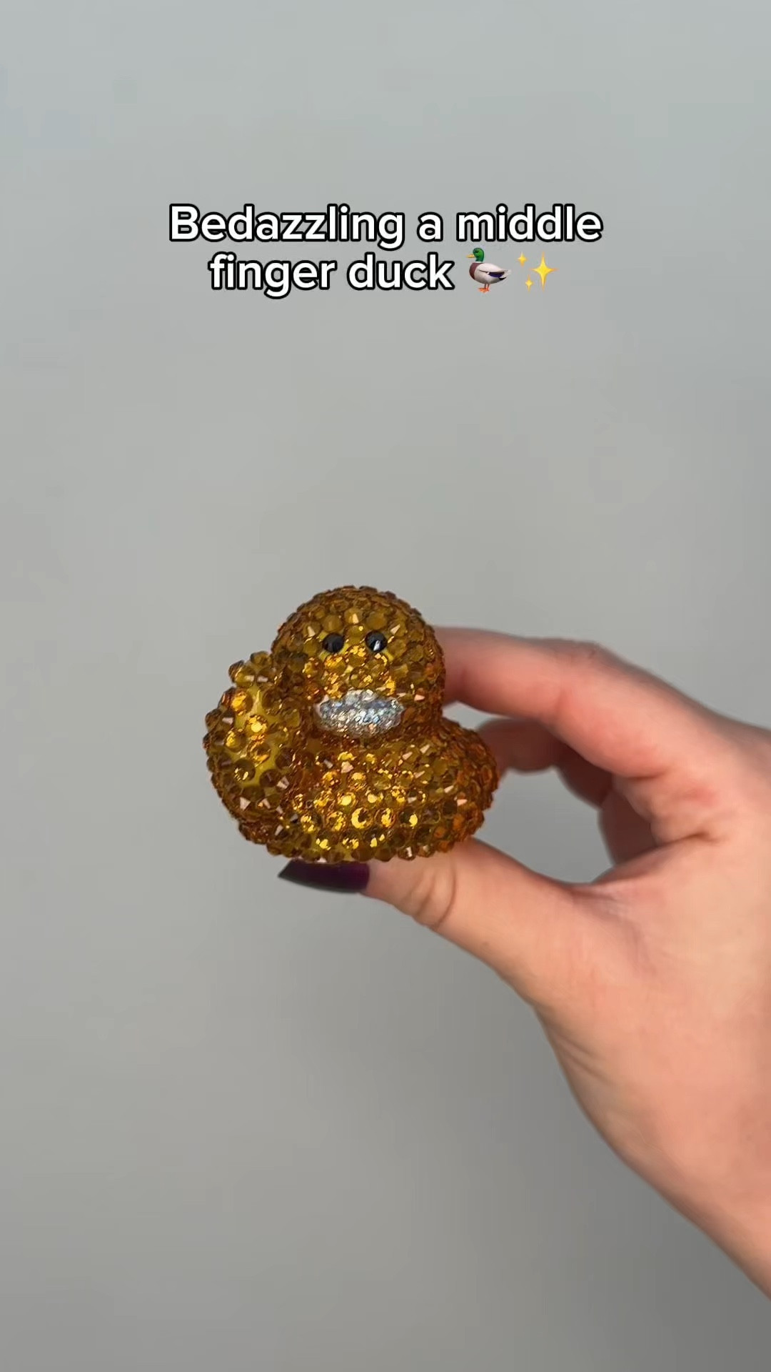Bedazzling a middle finger duck 🦆✨

#LTKootd #LTKdayinmylife #LTKHome