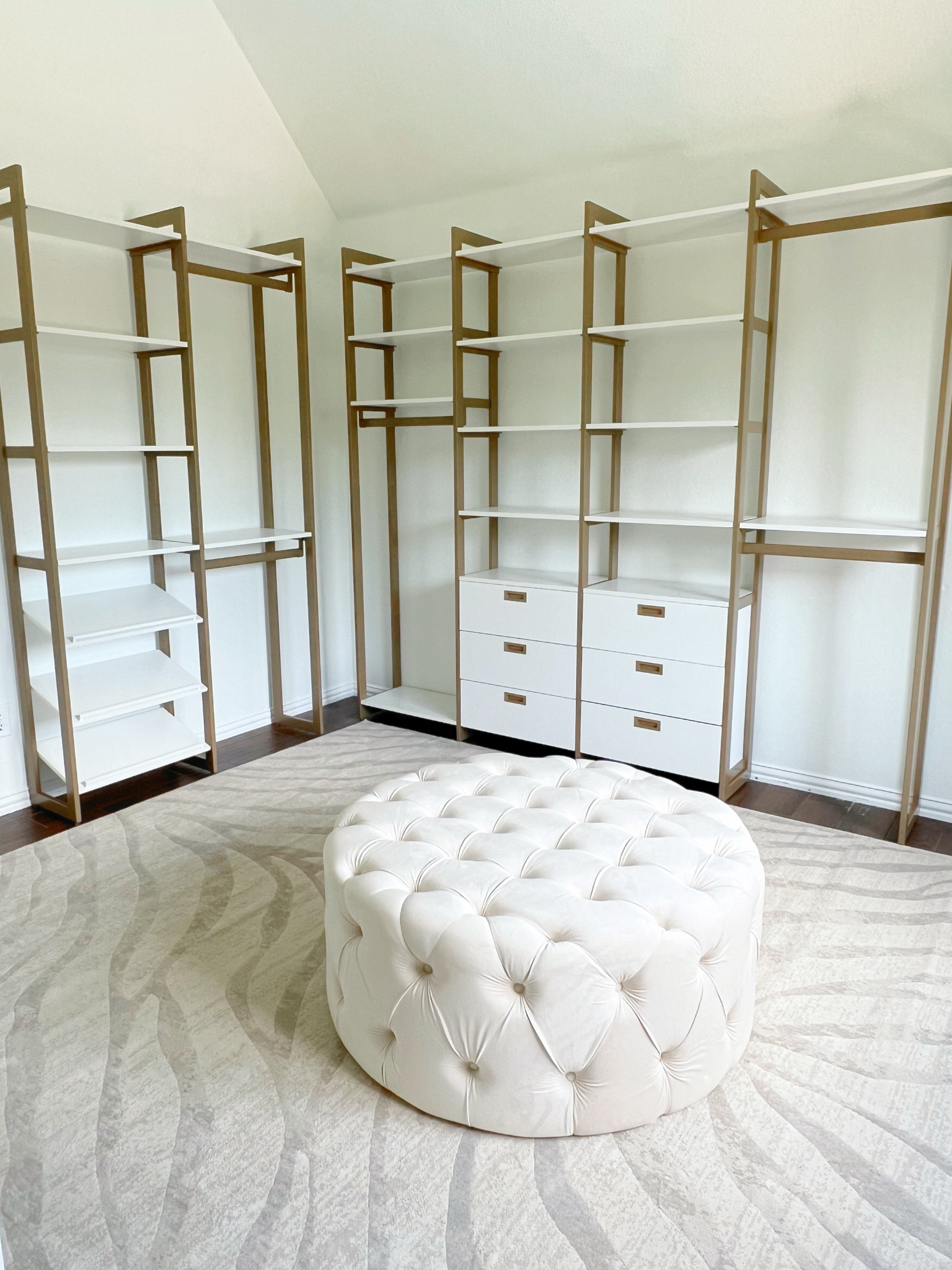 Walk in closet. Spare bedroom closet. Closet office. Closet system. Glam room 

#LTKhome