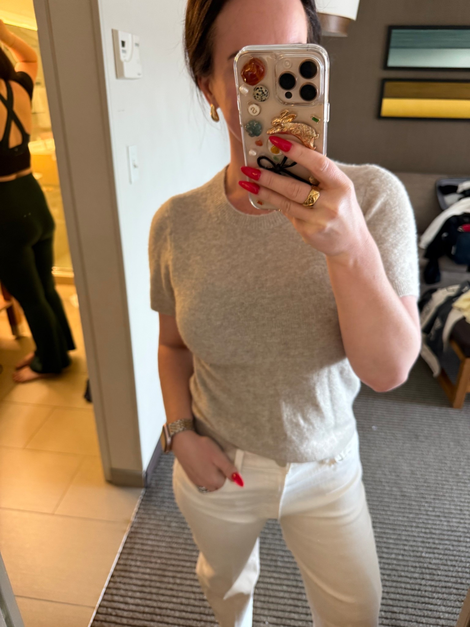 Neutral spring mono set white cream 
 Summer jeans 

#LTKPetite #LTKTravel #LTKootd