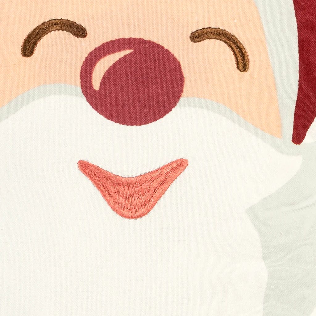 Santa Smile Decorative Pillow | Lush Decor